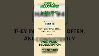 Thumbnail: Millionaire HABIT #1 10