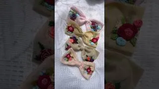 Thumbnail: A little bow, a lot of soul #handbroidery #diy #diynstitch