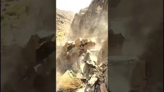 Thumbnail: Stone quarry 😭 #rockmining #stonemining #nature #discovery #construction #rockhunting