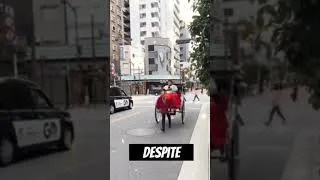 Thumbnail: Driving a rickshaw in Japan 🤔! Interesting information and facts #interesting_facts #information