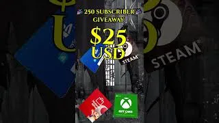 Thumbnail: 🎉 250 Subscriber Giveaway! Win a $25 Gift Card!