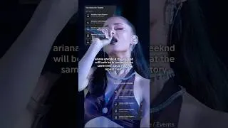 Thumbnail: they might break the internet again 😭 #theweeknd #arianagrande #saveyourtears #estour #afterhours