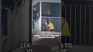 Thumbnail: LTA responds to clip of elderly cyclist kneeling before officers