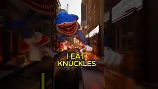 Thumbnail: Shin Sonic Movie / Knuckles Destroyed CITY / Scary Origin Tapes #sonic #scary #shorts
