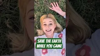 Thumbnail: Did you find the secret code at the end? 🤭 Save the Earth while you game! Join me & PlanetPlay 🌎🌸#ad