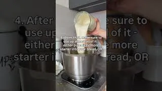 Thumbnail: the simplest sourdough feeding schedule that makes baking flexible!