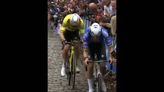 Thumbnail: MVD vs Wout Van der Poel 2026 #cycling #classics #shorts