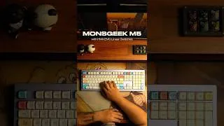Thumbnail: A CREAMY Full Sized Keyboard - Monsgeek M5 with HMX Emo Linears