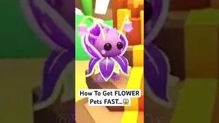Thumbnail: How To Get FLOWER Pets FAST in Adopt Me...😱#adoptme #roblox