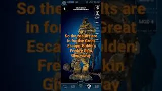 Thumbnail: Great Escape Golden Freddy Give-away Winner Announcement!!