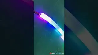 Thumbnail: 30mm 360° Addressable Neon Flex | 144 LEDs/M RGB 5050 Digital Neon Tube #addressableled #pixelled