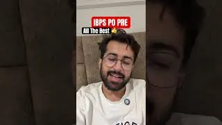 Thumbnail: All the Best Nalayako | IBPS PO PRE 2026
