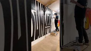Thumbnail: Typography Wall Mural (Making of)