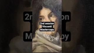 Thumbnail: Painting what I see… or feel 🎨🪞#oilpainting #portraitpainting