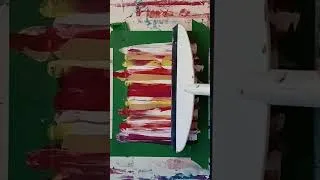 Thumbnail: Squeegee Painting Abstract Art Quick and Easy #shorts