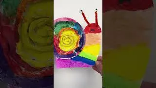 Thumbnail: Cutest Snail Art EVER! 🐌🎨 #KidsCrafts #CreativeKids #EasyCrafts