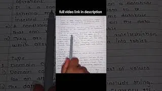 Thumbnail: what is data integrity constraint ?? #msbte #education #computerscience #msbte2025 #viral #trending