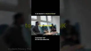 Thumbnail: Is a UK Master's a waste of time  Honest Students Review