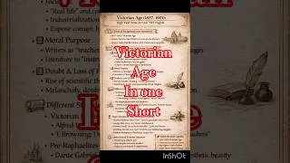 Thumbnail: Victorian Period in one short #ugcnetenglish