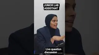 Thumbnail: junior lab assistant | 733/2025 | previous question discussion |