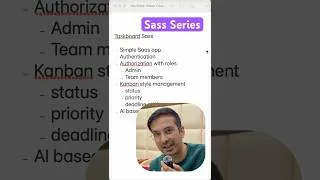 Thumbnail: Chalo ek Saas app banate hai 👍🏼 #nextjs