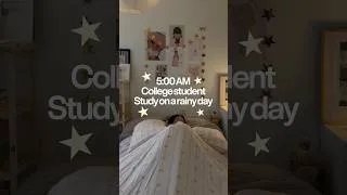 Thumbnail: 5AM College Study Routine 📚 How I Stay Productive with AI