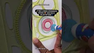 Thumbnail: 🌈 Red & Green Spirograph Design! 😍 | New Multi-Color Pattern 🌀 Part 6