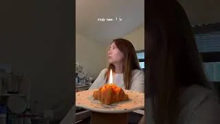 Thumbnail: studying until the candle goes out