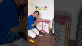 Thumbnail: Day 01/10 Finally Received This Parcel!🥹| Janmashtami Mini Vlog!🦚 #shorts #minivlog #janmashtami