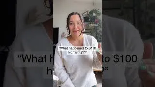 Thumbnail: What happened to $100 highlights? #shorts #hairstylists