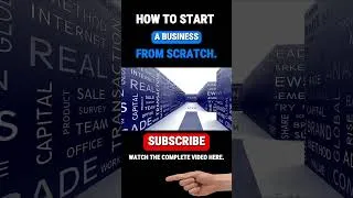 Thumbnail: How to Start a BUSINESS from SCRATCH🔴: The ENTREPRENEURSHIP Formula 🔵