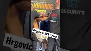 Thumbnail: 👋Hrgovic SLAPS Itauma‼️ | It all KICKED OFF at the weigh-in | #MosesHrgovic #Boxing #Fight