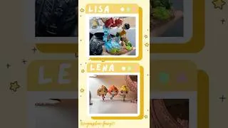 Thumbnail: Lisa or Lena #lena #cute #lisa #kawaii #viral #aesthetic #kpop #lisalena #trending
