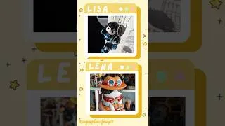 Thumbnail: Lisa or Lena #lena #cute #lisa #kawaii #choose #viral #aesthetic #trending #lisalena #shorts