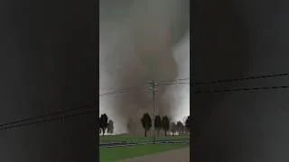 Thumbnail: Powerful EF5 in close range #tornado #destruction