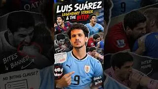 Thumbnail: Luis Suárez: The Striker Who Scored Goals… AND BIT PLAYERS! 😳🦷 | His Craziest Story
