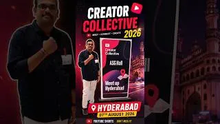 Thumbnail: Creator Collective Event 2026 at Hyderabad #creatorcollective #youtube