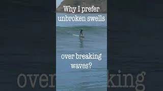 Thumbnail: Foil surfing unbroken swells or breaking waves?? #foilsurf #foildrive #wipeout