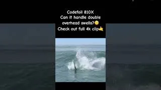 Thumbnail: First push day testing Code 810X on double overhead swells. Stoke is real🔥 #codefoils #foildrive