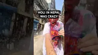 Thumbnail: Holi in Nepal was Crazy - Kathmandu has the BEST Holi Festival #holicelebration #holi #nepal