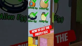 Thumbnail: How To Get FIREFLY Egg in 99 Nights in the Forest🔦 #shorts