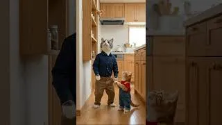 Thumbnail: 🐱❤️ Everyday Moments Between Papa Cat & Kitten — So Heartwarming to Watch! 🥹#Short
