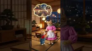 Thumbnail: 🐱🌙 Kitten Gets Lost in the Night Market — Mama Cat’s Reaction Will Make You Cry! 😱❤️#Short