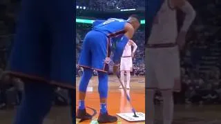 Thumbnail: Russell Westbrook Mops Floor During Phoenix Suns Game