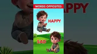 Thumbnail: Words Opposites for Kids | Opposite Words for Children | Fun Educational Video #kidslearningvideo