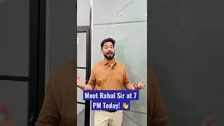 Thumbnail: 🚨 URGENT UPDATE for all "Beyond JEE" Webinar registrants! Rahul Sir is Taking Over LIVE! 🚨