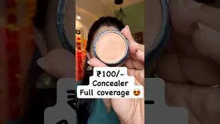 Thumbnail: Only ₹100 Concealer 😱 FULL COVERAGE Makeup Hack! | Budget Makeup