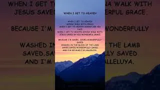 Thumbnail: WHEN I GET TO HEAVEN GONNA WALK WITH JESUS #shorts #short #hymn #childrensongs #childrensmusic