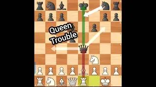 Thumbnail: Brilliant Tactical Genius ⚔️ Queen Trap 🪤♛ | #chess #chessshorts #shorts