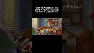 Thumbnail: When an Aikido Black Belt drops in on jiujitsu class: